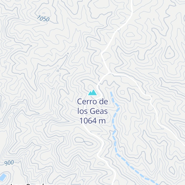 Map of Cerro de los Geas