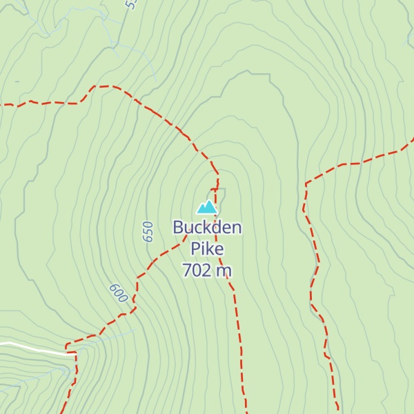 Map of Buckden Pike