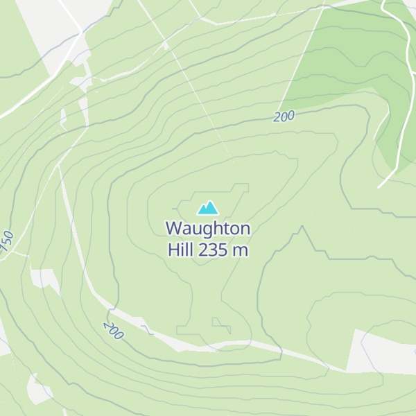 Map of Waughton Hill