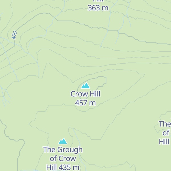 Map of Crow Hill