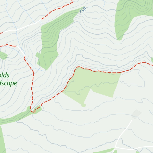 Map of Bredon Hill