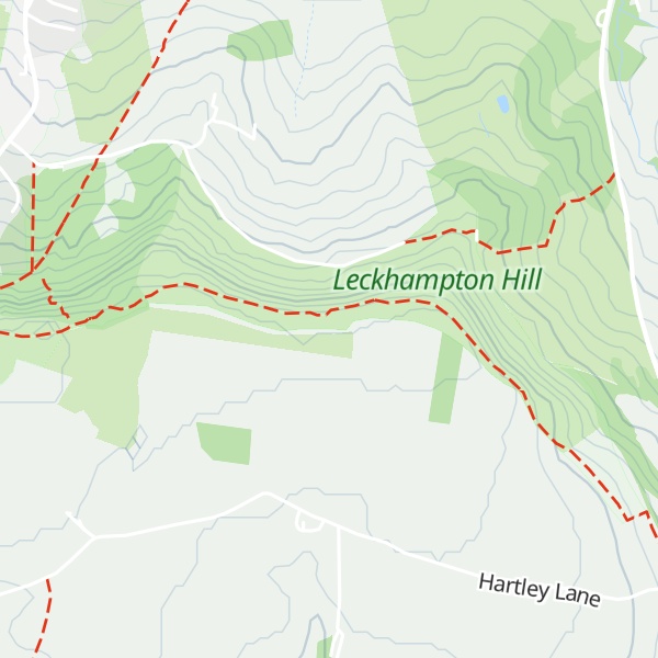 Map of Hartley Hill