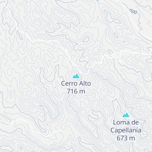 Map of Cerro Alto