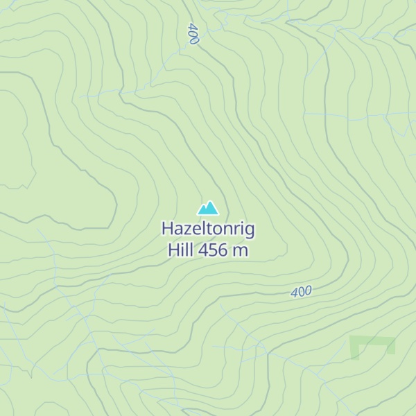 Map of Hazeltonrig Hill