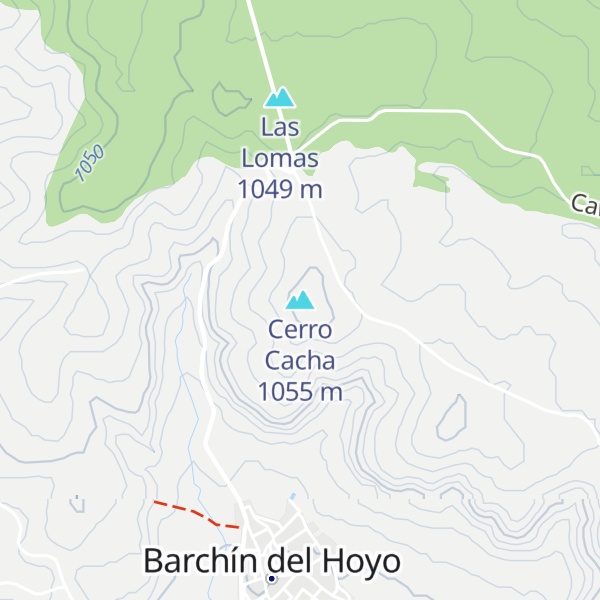 Map of Cerro Cacha