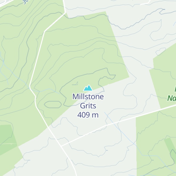 Map of Millstone Grits