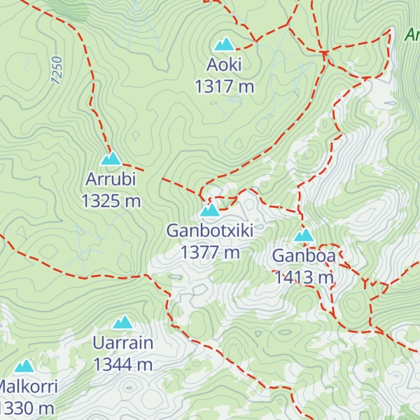 Map of Ganbotxiki