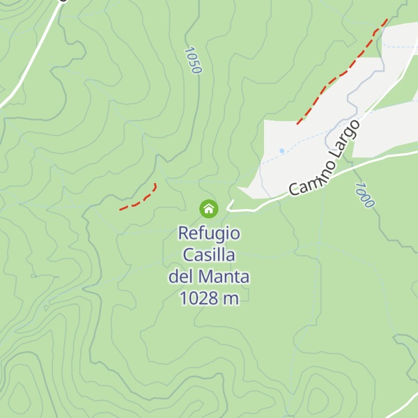 Map of Refugio Casilla del Manta