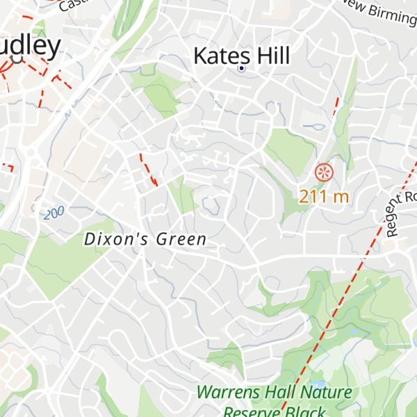 Map of Kates Hill