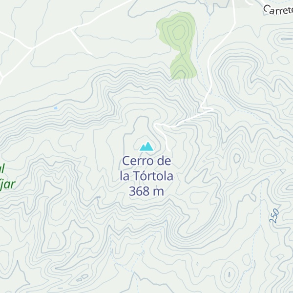 Map of Cerro de la Tórtola