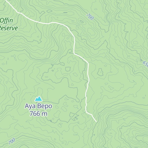Map of Aya Mountain