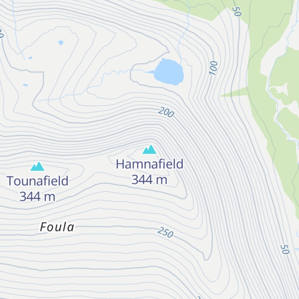 Map of Hamnafield