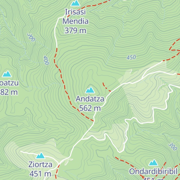 Map of Andatza