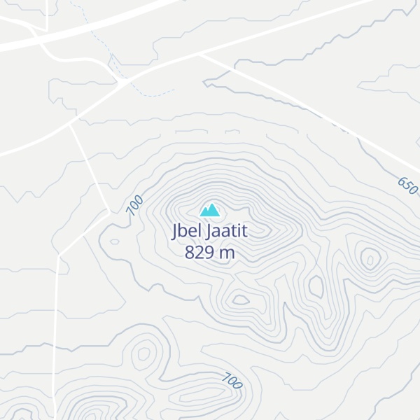 Map of Jbel Jaatit