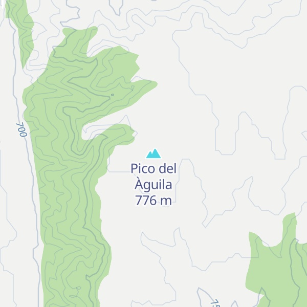 Map of Pico del Àguila