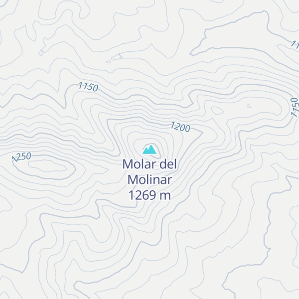 Map of Molar del Molinar