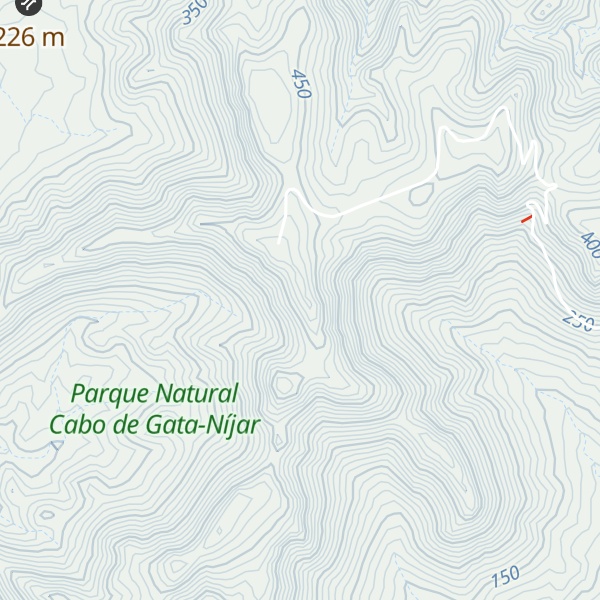 Map of Cerro Peñones