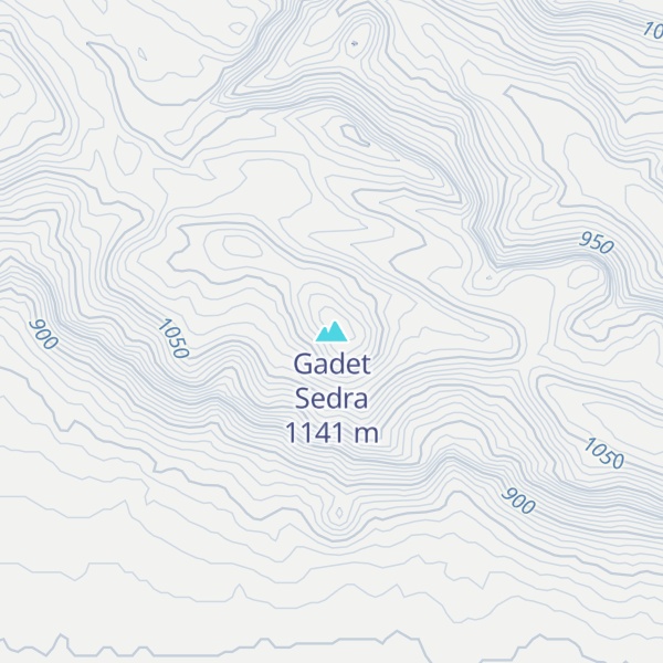 Map of Gadet Sedra