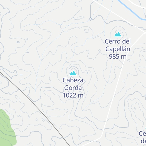 Map of Cabeza Gorda
