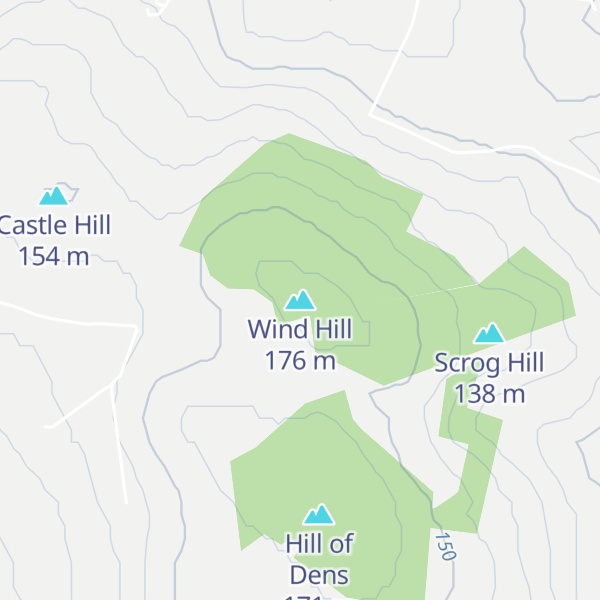 Map of Wind Hill