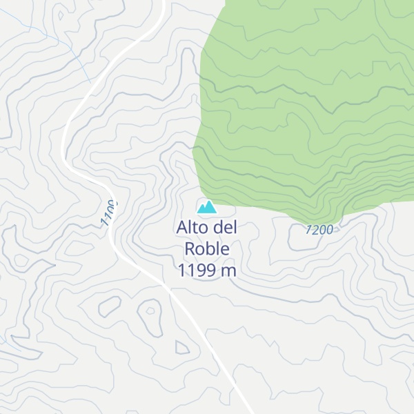 Map of Alto del Roble