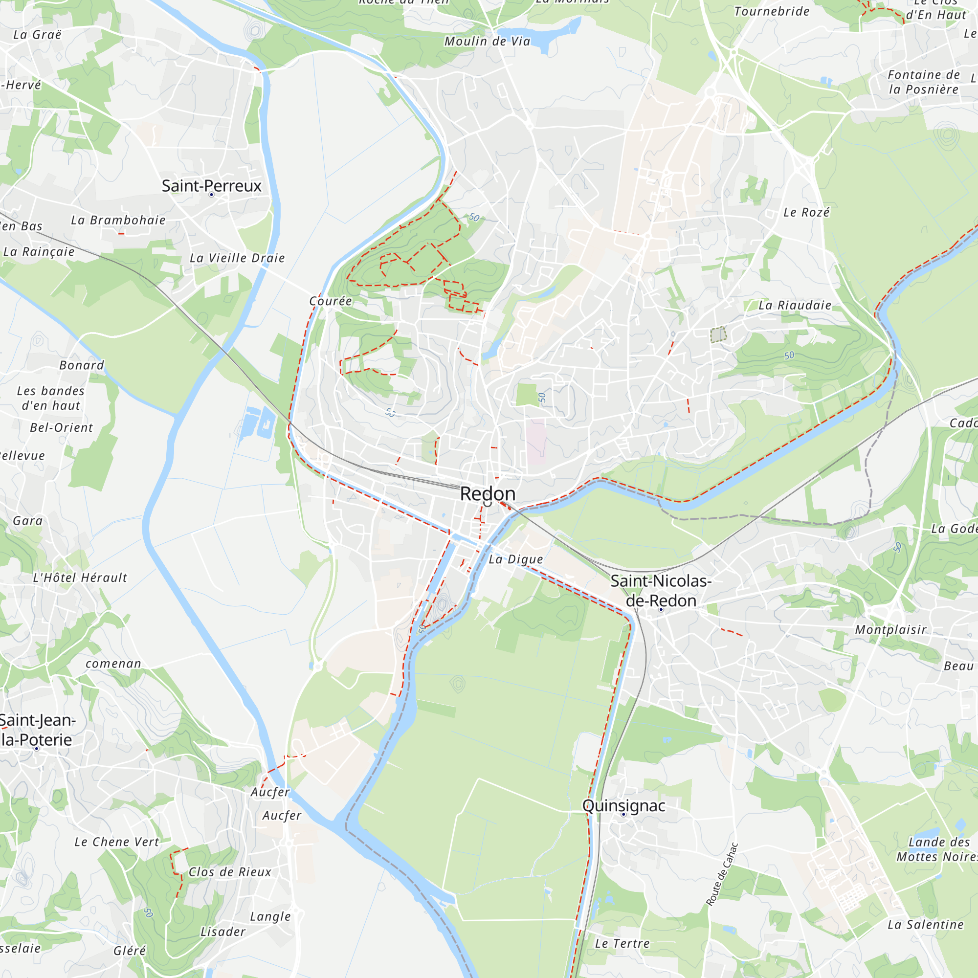 Office de Tourisme du Pays de Redon map