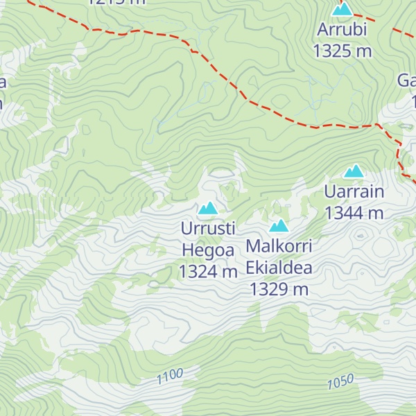 Map of Urrusti Hegoa
