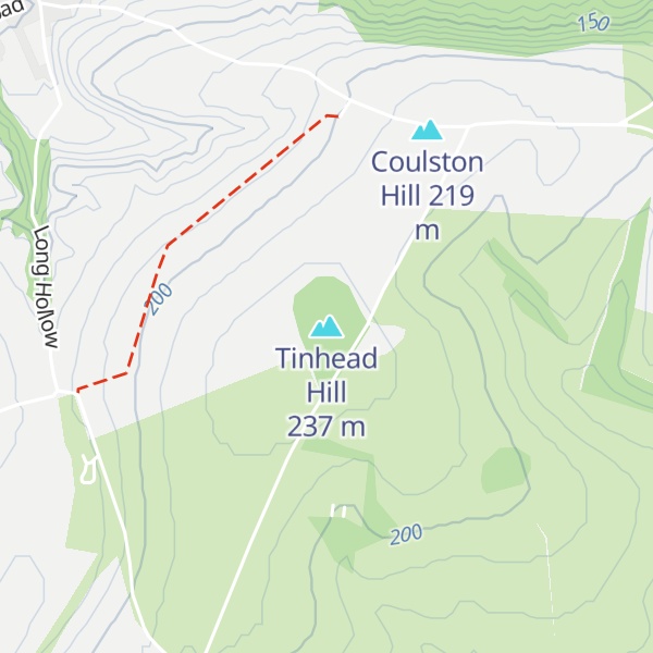 Map of Tinhead Hill