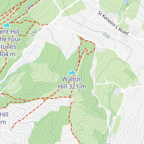 Map of Walton Hill