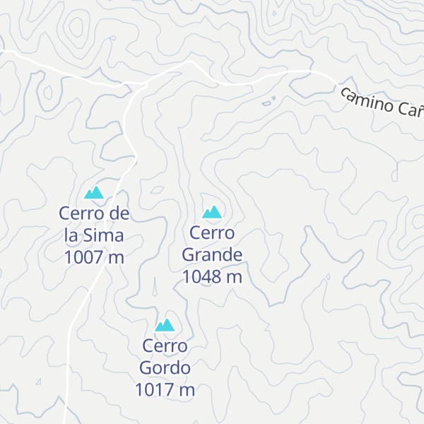 Map of Cerro Grande
