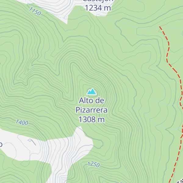 Map of Alto de Pizarrera