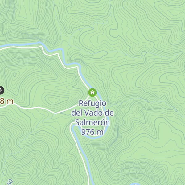Map of Refugio del Vado de Salmerón