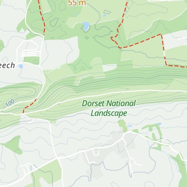 Map of Knowle Hill