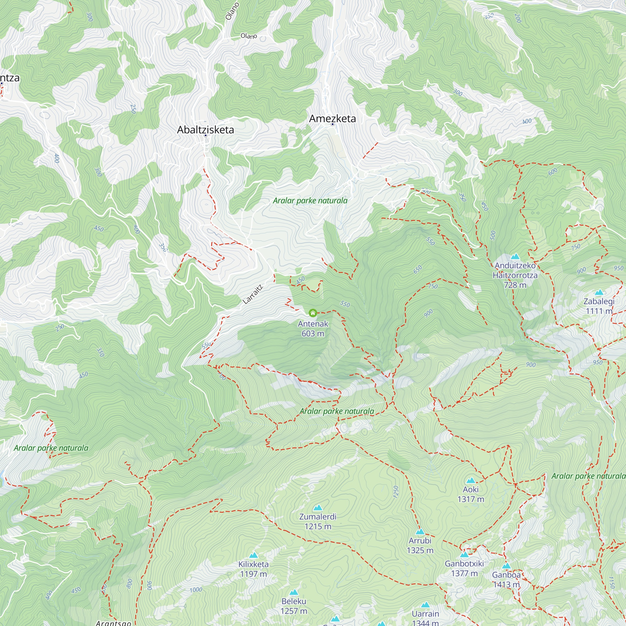 Antenak map