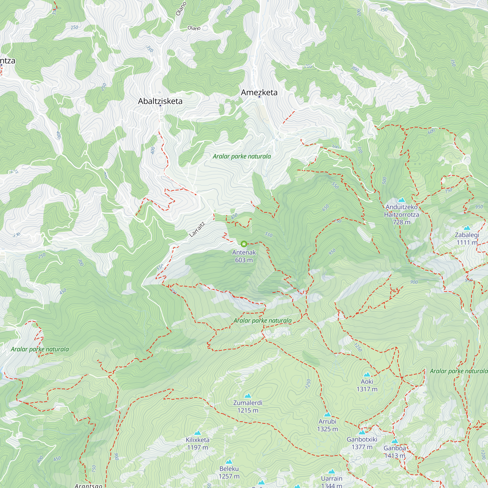 Antenak map