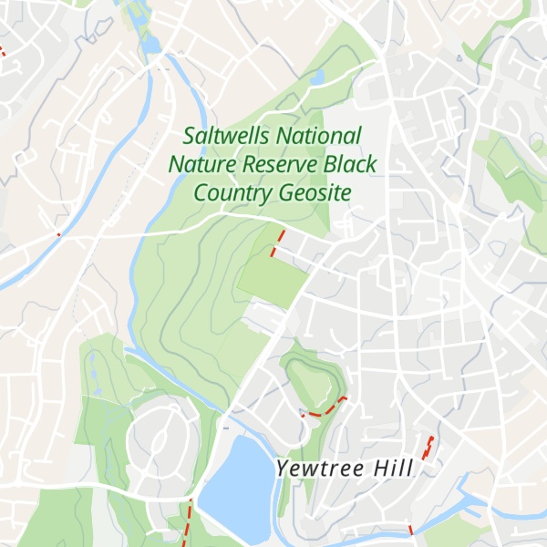 Map of Netherton Hill