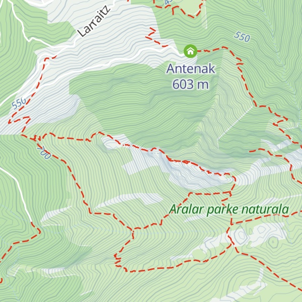 Map of Amezti