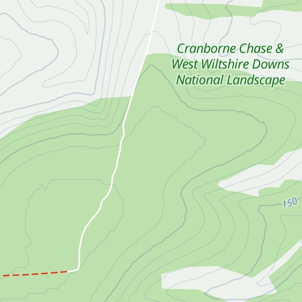 Map of Rowdean Hill