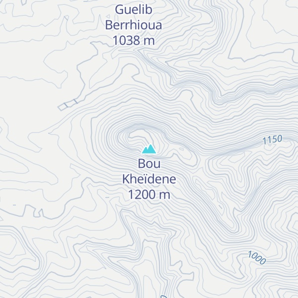 Map of Bou Kheïdene
