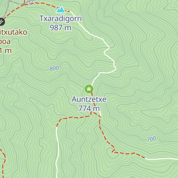 Map of Auntzetxe