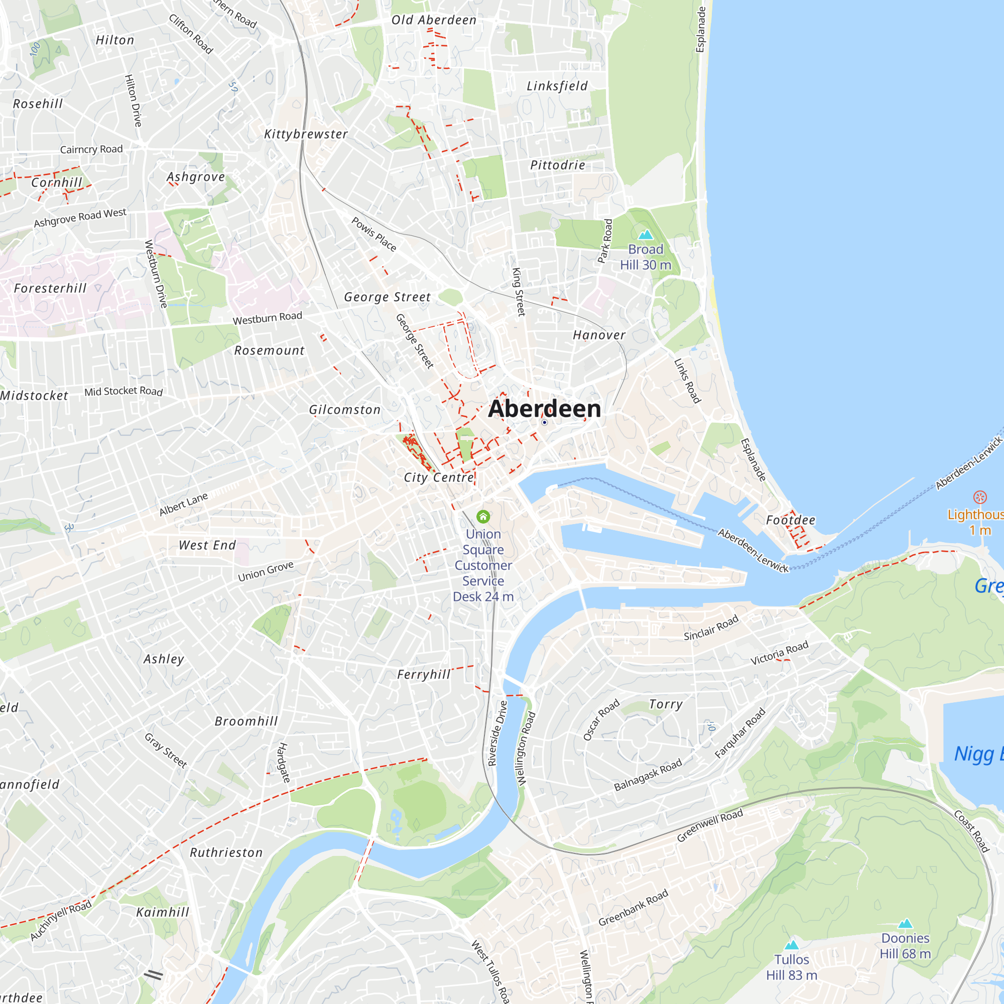 Stagecoach Bus Travel Information Counter map