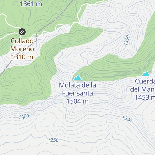 Map of Molata de la Fuensanta