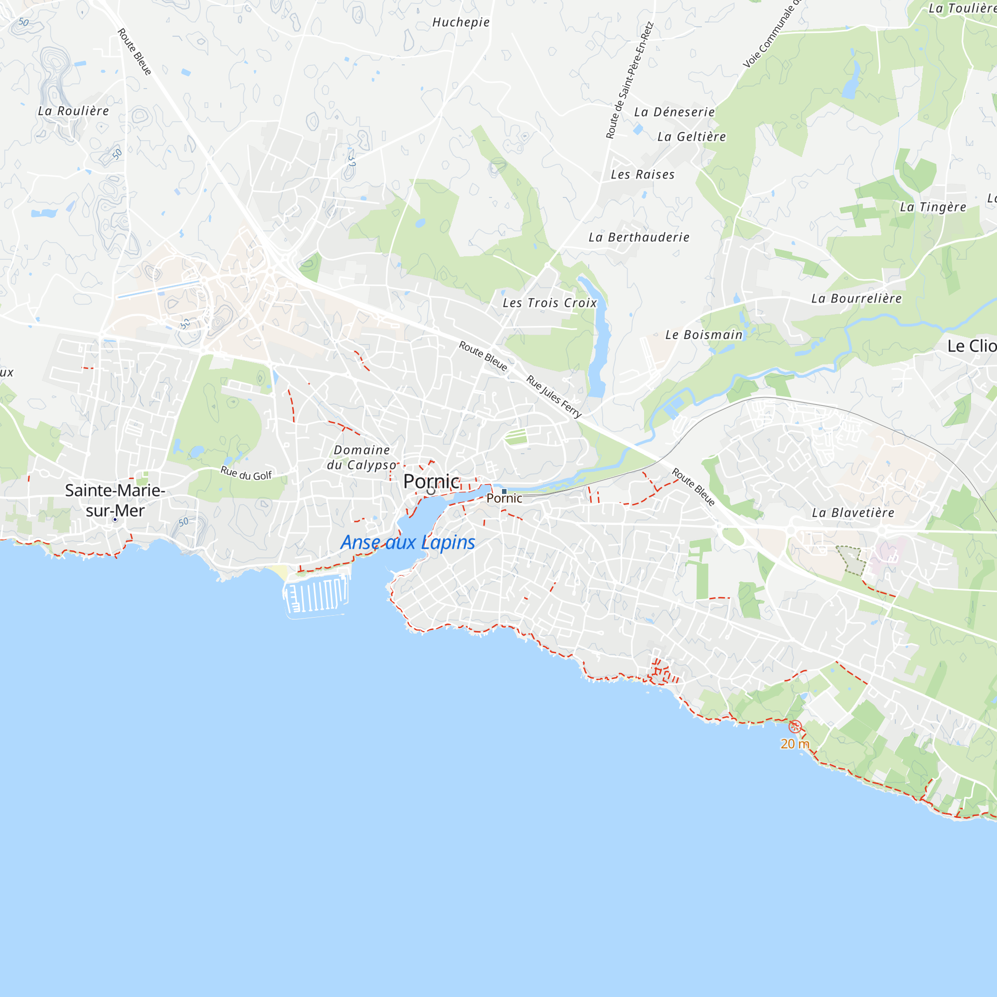 Office de tourisme intercommunal de Pornic map