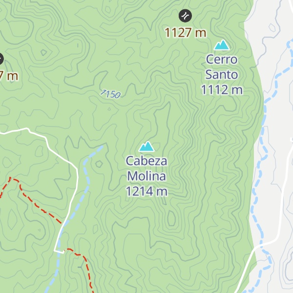 Map of Cabeza Molina