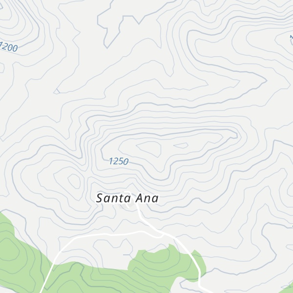Map of Cerro Naranjo