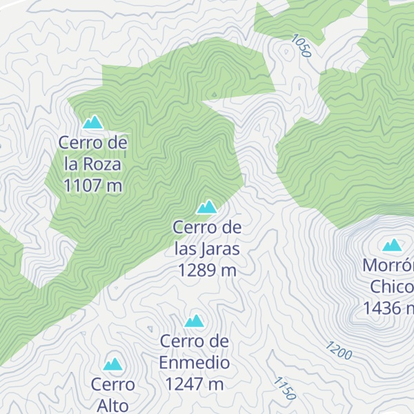 Map of Cerro de las Jaras