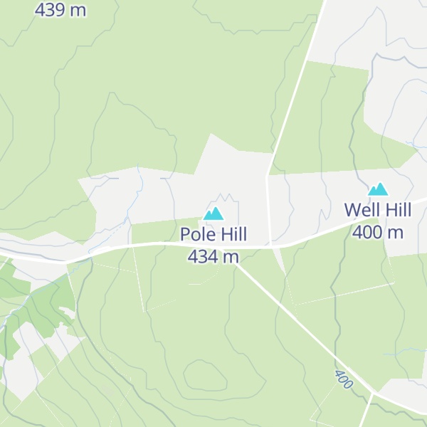 Map of Pole Hill
