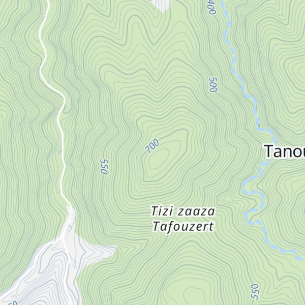Map of Jbel Tassirart
