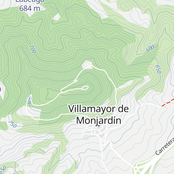 Map of Monjardín