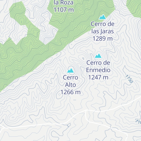 Map of Cerro Alto